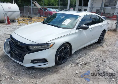 2018 Honda Accord Sport 2.0T from USA, damaged, VIN 1HGCV2F38JA042313